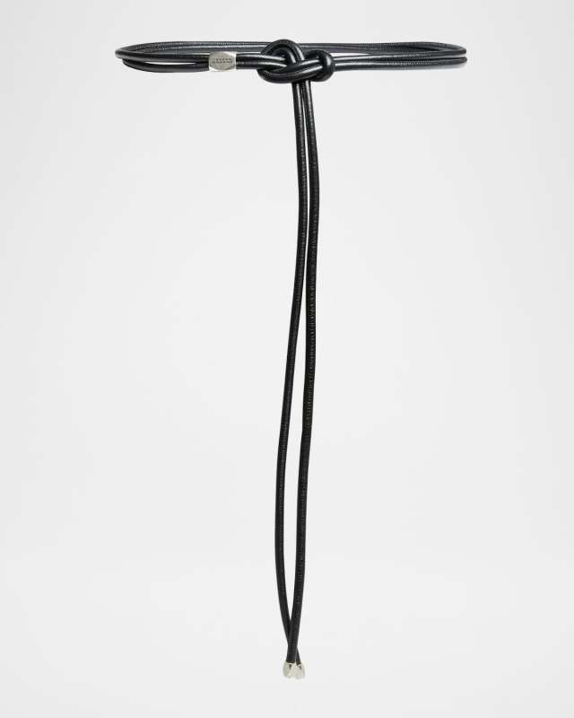 Silvia Tie Leather Belt